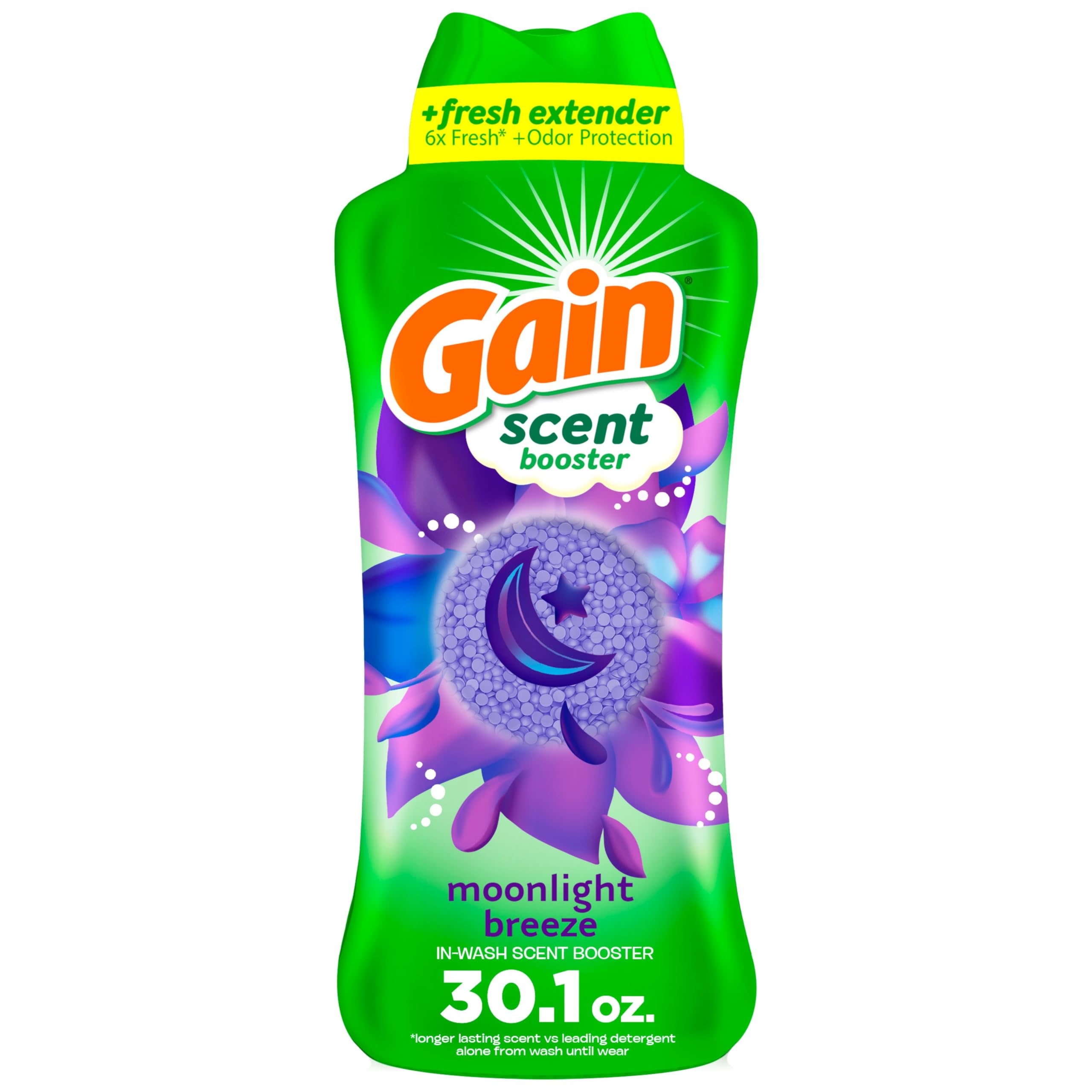 Gain In-Wash Laundry Scent Booster, Moonlight Breeze Scent, 24.0 OZ, Fresh Extender + Odor Protection