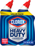 CLOROX Toilet Bowl Cleaner Clinging Bleach Gel, Ocean Mist, 24 Fl Oz, Pack of 2 (Package May Vary)