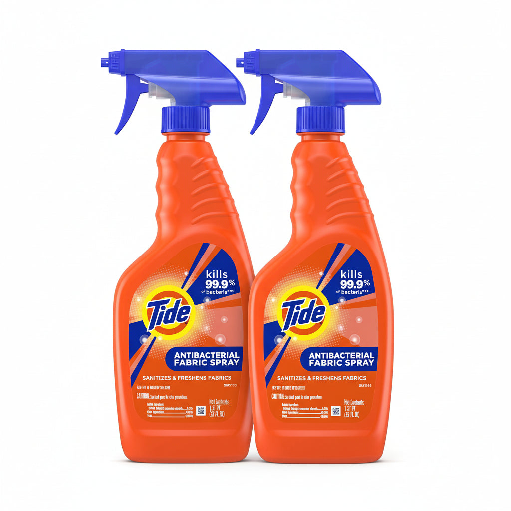 Tide Antibacterial Fabric Spray, 2 count, 22 fl oz each